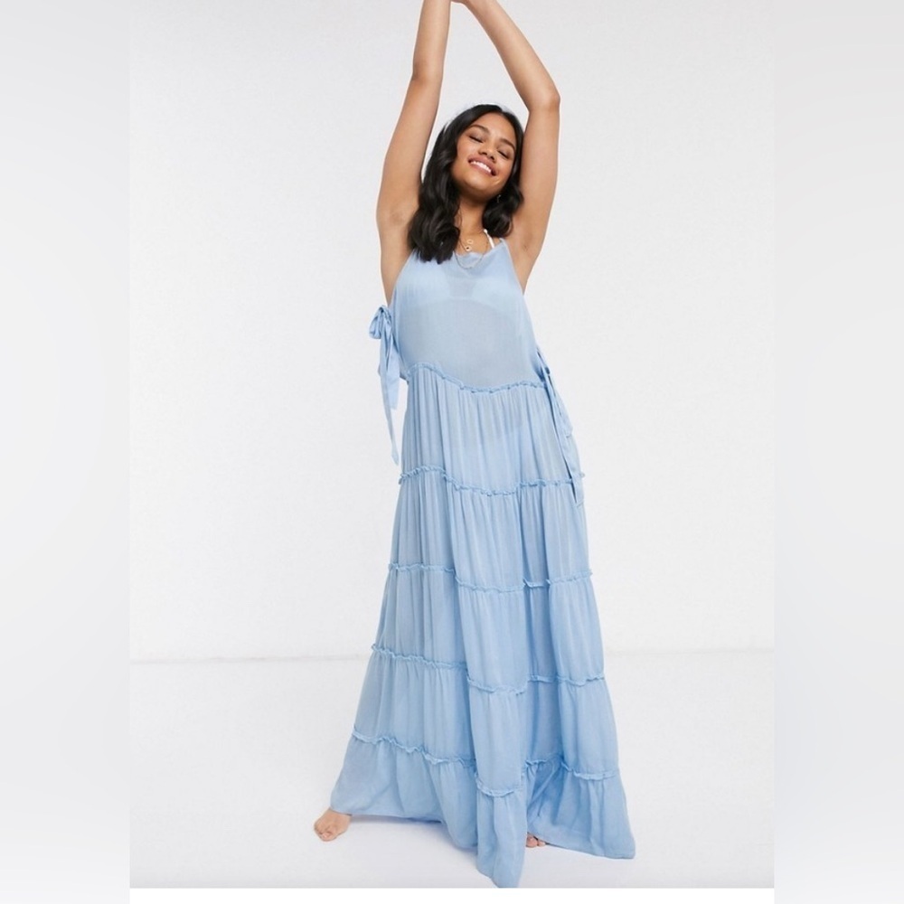 ASOS DESIGN Light Blue Garment Size 4